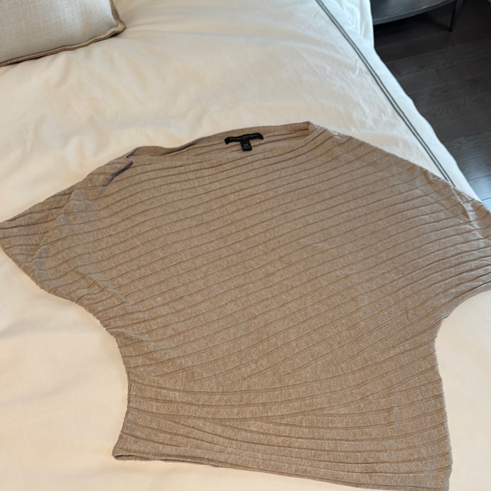 Banana Republic Beige Ribbed Top